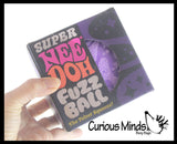 IN STOCK - NeeDoh SUPER Fuzzball Soft Doh Filled Stretch Ball - Ultra Squishy and Moldable Relaxing Sensory Fidget Stress Toy Nee Doh Fuzz