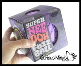 IN STOCK - NeeDoh SUPER Fuzzball Soft Doh Filled Stretch Ball - Ultra Squishy and Moldable Relaxing Sensory Fidget Stress Toy Nee Doh Fuzz