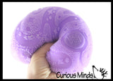 IN STOCK - NeeDoh SUPER Fuzzball Soft Doh Filled Stretch Ball - Ultra Squishy and Moldable Relaxing Sensory Fidget Stress Toy Nee Doh Fuzz