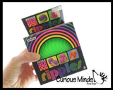 NeeDoh SUPER JUMBO Ripples Textured Nee-Doh Soft Doh Filled Stretch Ball - Ultra Squishy and Moldable Relaxing Sensory Fidget Stress Toy