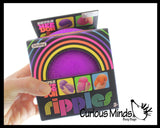 NeeDoh SUPER JUMBO Ripples Textured Nee-Doh Soft Doh Filled Stretch Ball - Ultra Squishy and Moldable Relaxing Sensory Fidget Stress Toy