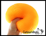 NeeDoh SUPER JUMBO Ripples Textured Nee-Doh Soft Doh Filled Stretch Ball - Ultra Squishy and Moldable Relaxing Sensory Fidget Stress Toy
