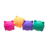 IN STOCK - NeeDoh 4 Pack Teenie Cool Cat Groovy Soft Doh Filled Stretch Ball - Ultra Squishy and Moldable Relaxing Sensory Fidget Stress Toy Nee Doh