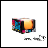 IN STOCK - NeeDoh Wildcat Fuzzball Cat Soft Doh Filled Stretch Ball - Ultra Squishy and Moldable Relaxing Sensory Fidget Stress Toy Nee Doh Fuzz