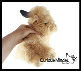 Plush Highland Cow - Heirloom Soft Hairy Cow Stuffed Animal - Cute Adorable Farm