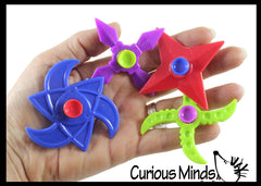Mini Ninja Fidget Spinners - Fidget Toy - Sensory Stress Toy - Tiny Hand Spinner Toy - Party Favors