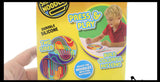 NEW - Noodle Board Fidget  Circle Double Sided - Press and Peel Noodles Sensory Toy