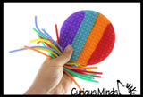 NEW - Noodle Board Fidget  Circle Double Sided - Press and Peel Noodles Sensory Toy