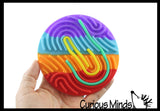 NEW - Noodle Board Fidget  Circle Double Sided - Press and Peel Noodles Sensory Toy