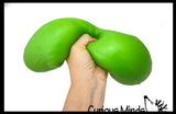 ORB Jumbo Doh Pickle Soft Slow Rise Fluff- Filled Squeeze Squishy Decompression Stress Balls - Sensory, Stress, Fidget Toy OT Huge Food