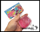 Orb Sugar Glow Sugar Cube Ball - Thick Glue/Gel Stretch Ball - Ultra Squishy and Moldable Slow Rise Relaxing Sensory Fidget Stress Toy