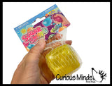 Orb Sugar Glow Sugar Cube Ball - Thick Glue/Gel Stretch Ball - Ultra Squishy and Moldable Slow Rise Relaxing Sensory Fidget Stress Toy