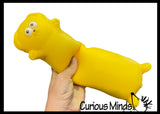 Squeezy Long Dog Puppy Doh Filled Squishy Squeeze Stress Ball Soft Doh Filling - Sensory, Fidget Toy