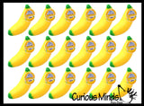 NEW - Large 9" Doh Banana ORB Easy Squeezy Fruit Soft Slow Rise Fluff- Filled Squeeze Squishy Decompression Stress Balls - Sensory, Stress, Fidget Toy OT Huge