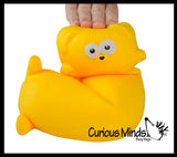 Squeezy Long Dog Puppy Doh Filled Squishy Squeeze Stress Ball Soft Doh Filling - Sensory, Fidget Toy