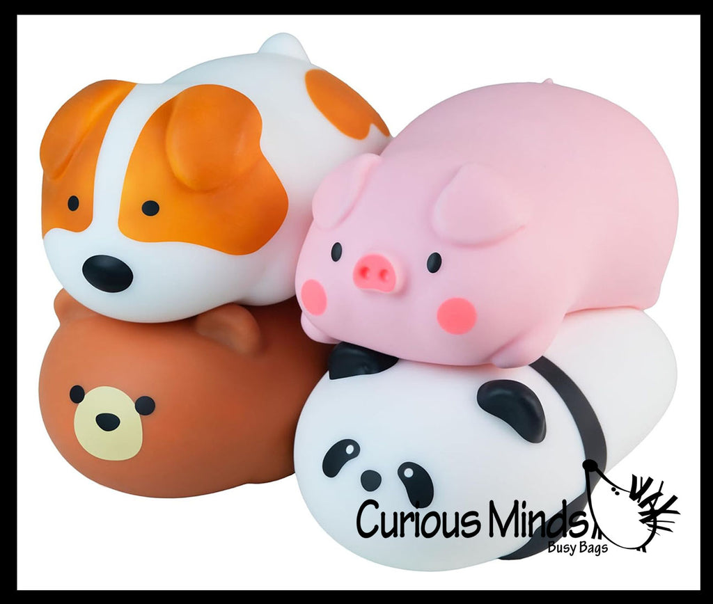ORB Easy Sqweezy Snugglies Jumbo Squishy Panda - Stretch, Squeeze, Snuggle This Big, Fun, Slow Rising and Extra Soft Toy for Stress Relief - Stretchy and Squishy Fidget Toy