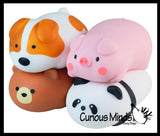 ORB Easy Sqweezy Snugglies Jumbo Squishy Panda - Stretch, Squeeze, Snuggle This Big, Fun, Slow Rising and Extra Soft Toy for Stress Relief - Stretchy and Squishy Fidget Toy