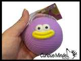 NEW - Orb Funny Face Ball - Squishy Squeeze Stress Ball Soft Doh Filling - Like Shaving Cream - Sensory, Fidget Toy