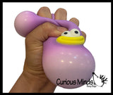 NEW - Orb Funny Face Ball - Squishy Squeeze Stress Ball Soft Doh Filling - Like Shaving Cream - Sensory, Fidget Toy
