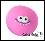NEW - Orb Funny Face Ball - Squishy Squeeze Stress Ball Soft Doh Filling - Like Shaving Cream - Sensory, Fidget Toy