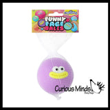 NEW - Orb Funny Face Ball - Squishy Squeeze Stress Ball Soft Doh Filling - Like Shaving Cream - Sensory, Fidget Toy
