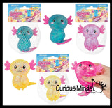 Orb Sugar Swaps Axolotl Big Ball - Thick Glue/Gel Stretch Ball - Ultra Squishy and Moldable Slow Rise Relaxing Sensory Fidget Stress Toy