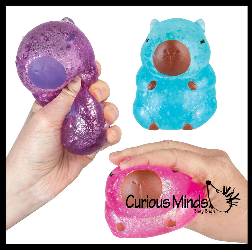 Orb Sugar Swaps Capybara Big Ball - Thick Glue/Gel Stretch Ball - Ultra Squishy and Moldable Slow Rise Relaxing Sensory Fidget Stress Toy