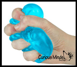 Orb Sugar Glow Sugar Cube Ball - Thick Glue/Gel Stretch Ball - Ultra Squishy and Moldable Slow Rise Relaxing Sensory Fidget Stress Toy