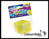 Orb Sugar Glow Sugar Cube Ball - Thick Glue/Gel Stretch Ball - Ultra Squishy and Moldable Slow Rise Relaxing Sensory Fidget Stress Toy