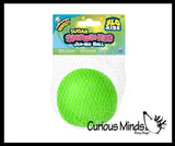 Orb Sugar Smooshies Ball - Thick Glue/Gel Stretch Ball - Ultra Squishy and Moldable Slow Rise Relaxing Sensory Fidget Stress Toy