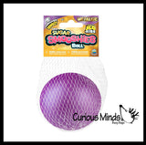 Orb Metallic Sugar Smooshies Ball - Thick Glue/Gel Stretch Ball - Ultra Squishy and Moldable Slow Rise Relaxing Sensory Fidget Stress Toy