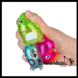 Orb Sugar Swaps Mini Animal Palls 4 Cube Ball Pack - Thick Glue/Gel Stretch Ball - Ultra Squishy and Moldable Slow Rise Relaxing Sensory Fidget Stress Toy