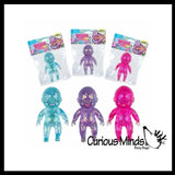 Orb Sugar Swaps Baby Onsie Big Babies Ball - Thick Glue/Gel Stretch Ball - Ultra Squishy and Moldable Slow Rise Relaxing Sensory Fidget Stress Toy