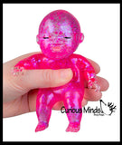 Orb Sugar Swaps Baby Onsie Big Babies Ball - Thick Glue/Gel Stretch Ball - Ultra Squishy and Moldable Slow Rise Relaxing Sensory Fidget Stress Toy