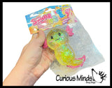 Orb Sugar Swaps Axolotl Big Ball - Thick Glue/Gel Stretch Ball - Ultra Squishy and Moldable Slow Rise Relaxing Sensory Fidget Stress Toy