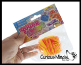 Orb Sugar Swaps Marbled Swirl Sugar Cube Ball - Thick Glue/Gel Stretch Ball - Ultra Squishy and Moldable Slow Rise Relaxing Sensory Fidget Stress Toy