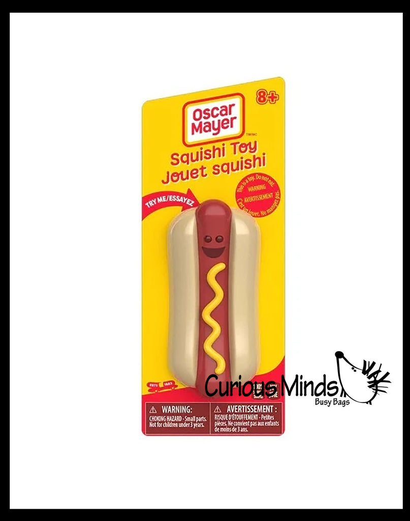 Oscar Mayer Weiner Squishy Toy - Hot Dog Lover Toy