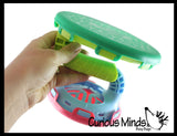 Paddle Ball Trick Game - 2 in 1 Skill Toy - Bouncy Rubber String Ball Off Paddles - Fun Indoor Outdoor Toy