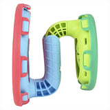 Paddle Ball Trick Game - 2 in 1 Skill Toy - Bouncy Rubber String Ball Off Paddles - Fun Indoor Outdoor Toy