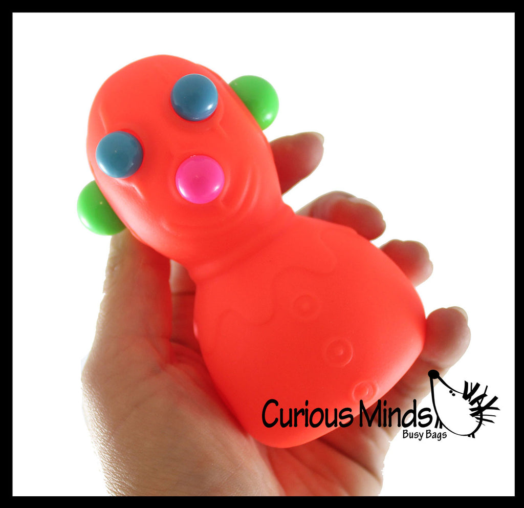 Panic Pete - Bright Color Pop Out Eyes and Ears - Squeeze Fun Office School Fidget - Anxiety ADHD