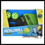 Pickleball Practice Game Set - Paddles and Ball - Outdoor Sport Set