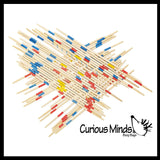 NEW - Pick Up Sticks Game - Wooden Classic Retro Game - Board Game Fun