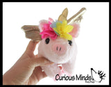 Cute Pig with Fairy Wings and Unicorn Horn Plush Stuffed Animals - Adorable Piggy Soft and Cuddly Mini Animal Plushie Plushy
