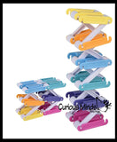 Jacob's Ladder Plastic Click Clack Fidget Toy - Classic Flip Folding Fidget