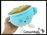 Coffee Cup Plush Toy - Cute Latte Mug Stuffed Animals - Adorable Cafe Decor Theme Gift Coffee Art
