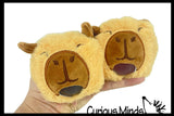 Plush Capybara Bead Filled Squeeze Stress Balls - Sensory, Stress, Fidget Toy Bubble Blow