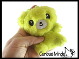 Bear Plush Stuffed Animals with Clip - Adorable Fuzzy Animal Toy - Plush - Soft Squishy Animal Plushie Stuffie - Backpack Clip