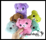 Bear Plush Stuffed Animals with Clip - Adorable Fuzzy Animal Toy - Plush - Soft Squishy Animal Plushie Stuffie - Backpack Clip