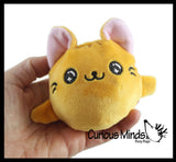 NEW - Plush Cat Animal Water Bead Filled Squeeze Stress Balls - Sensory, Stress, Fidget Toy Bubble Blow Kitty