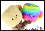 Coffee Cup Plush Toy - Cute Latte Mug Stuffed Animals - Adorable Cafe Decor Theme Gift Coffee Art